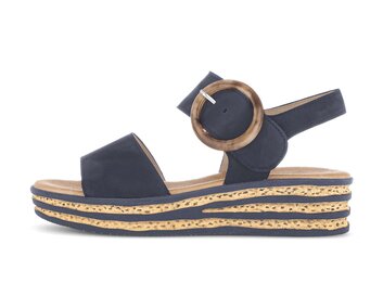 Plateau Sandale blau