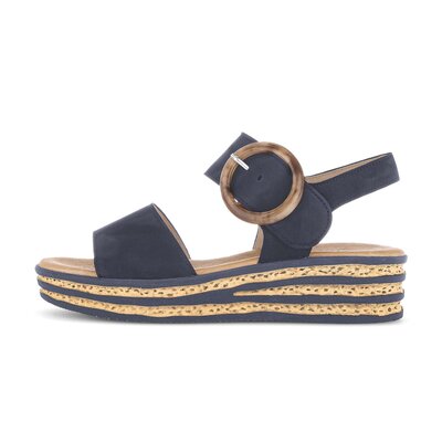 Plateau Sandale blau