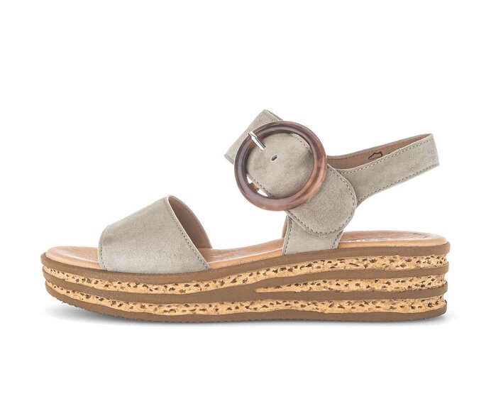 Plateau Sandale grün #0