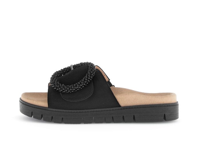 Pantolette schwarz #0