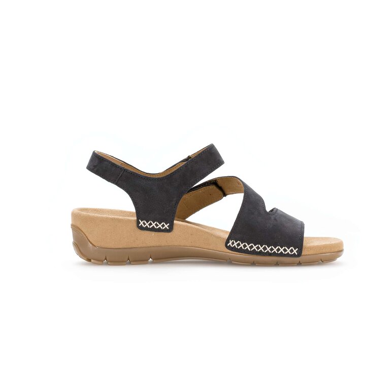 Keilsandalette blau #1