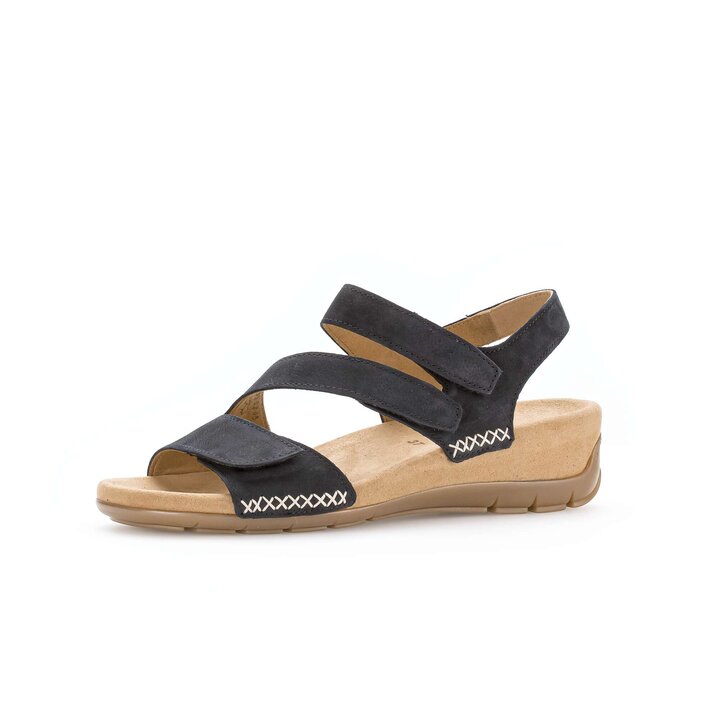 Keilsandalette blau #2