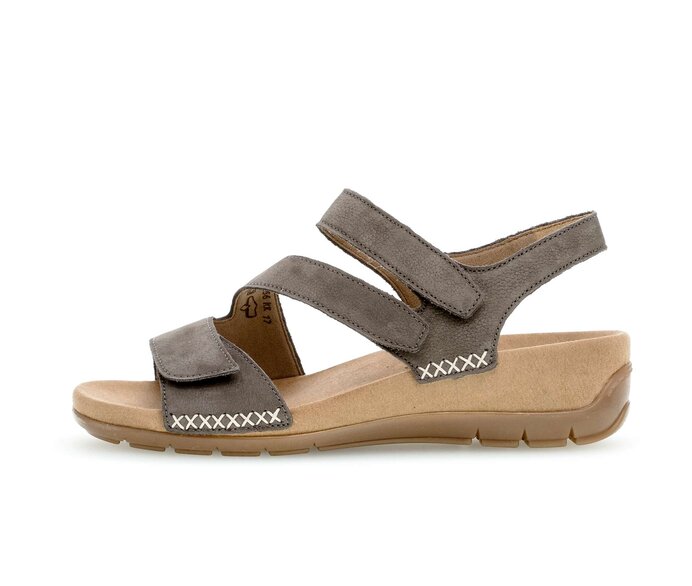 Keilsandalette braun #0