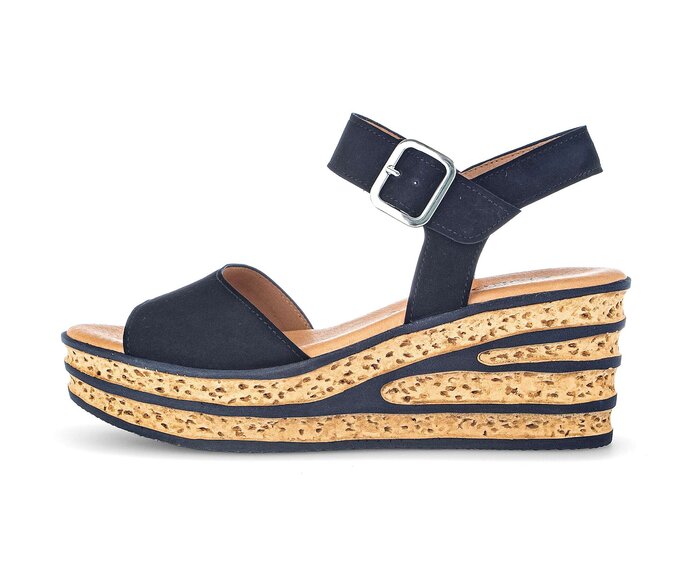 Keilsandalette blau #0