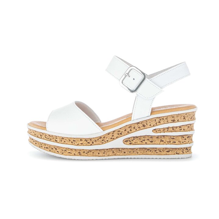 Keilsandalette weiß #0