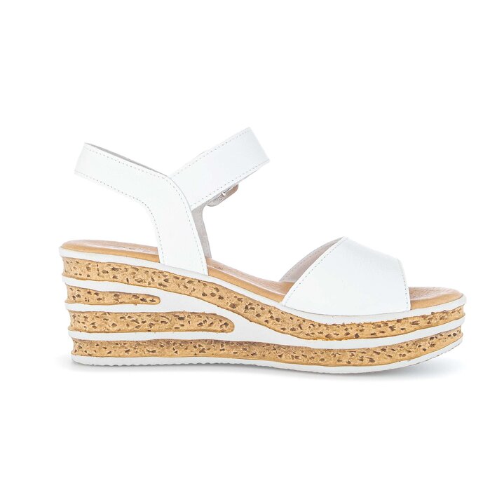 Keilsandalette weiß #1