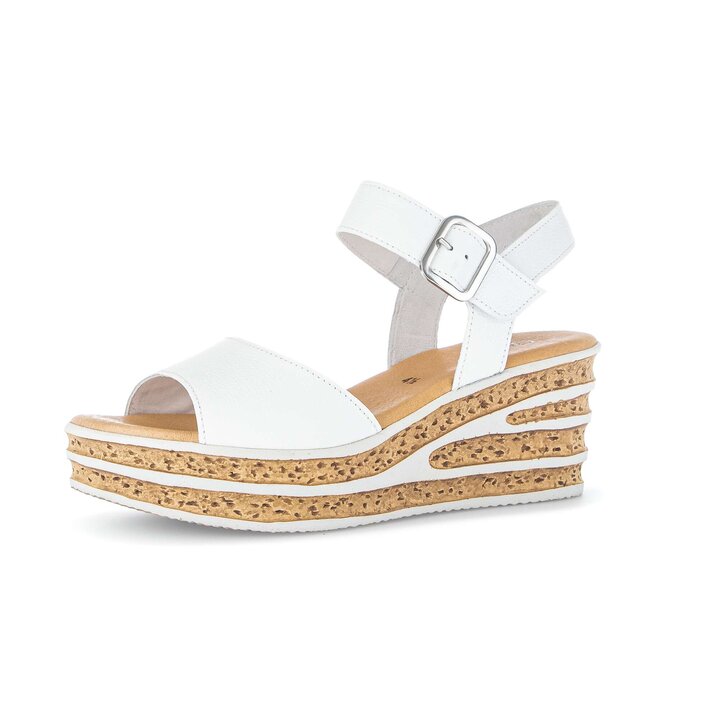 Keilsandalette weiß #2