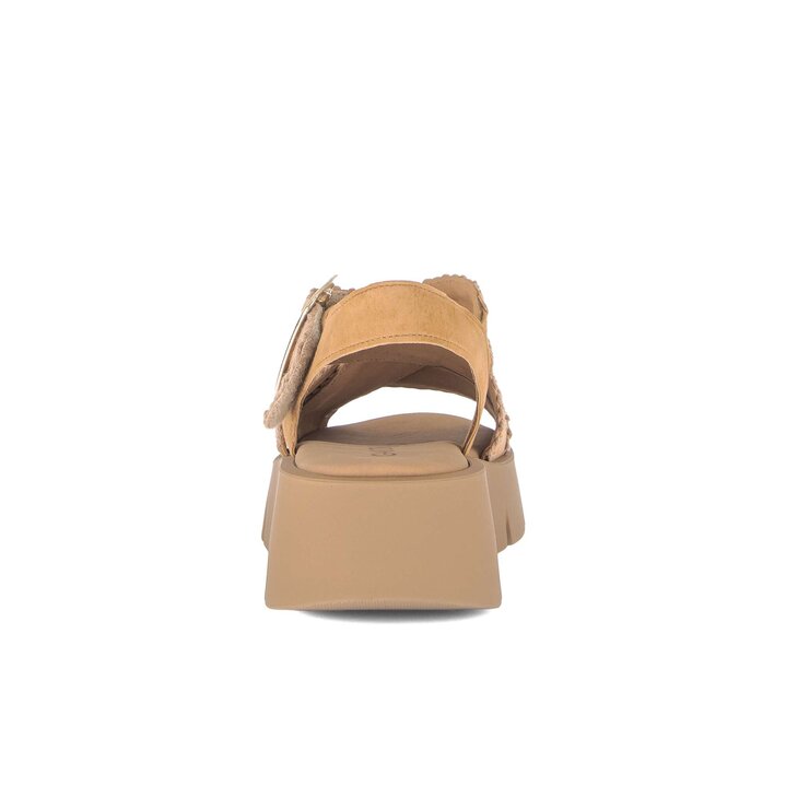 Plateau Sandale braun #3
