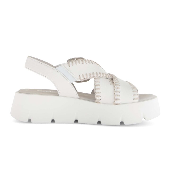 Platåsandaler creme #1