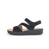 Plateau Sandale schwarz