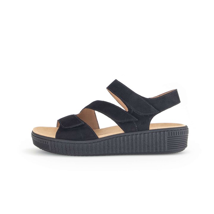 Sandale à plateforme noir #0