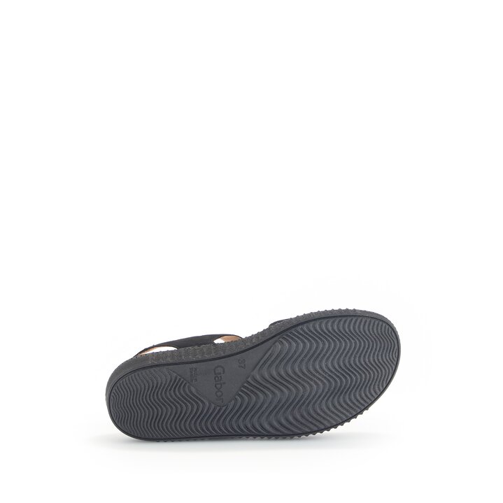 Sandale à plateforme noir #4