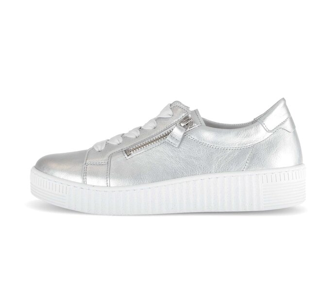 Lage sneaker zilver #0