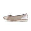 Sportliche Ballerina beige