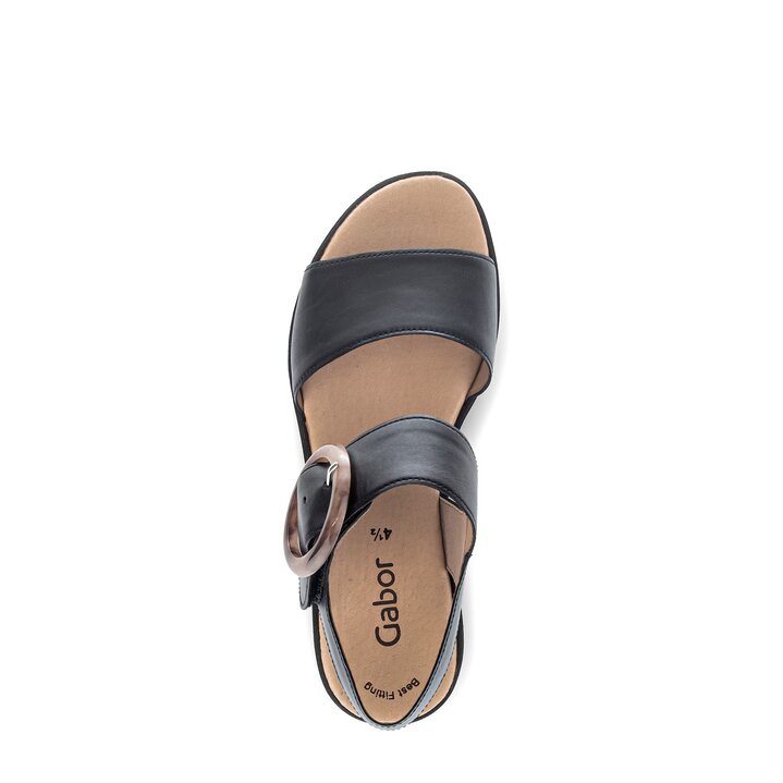 Plateau Sandale schwarz #5