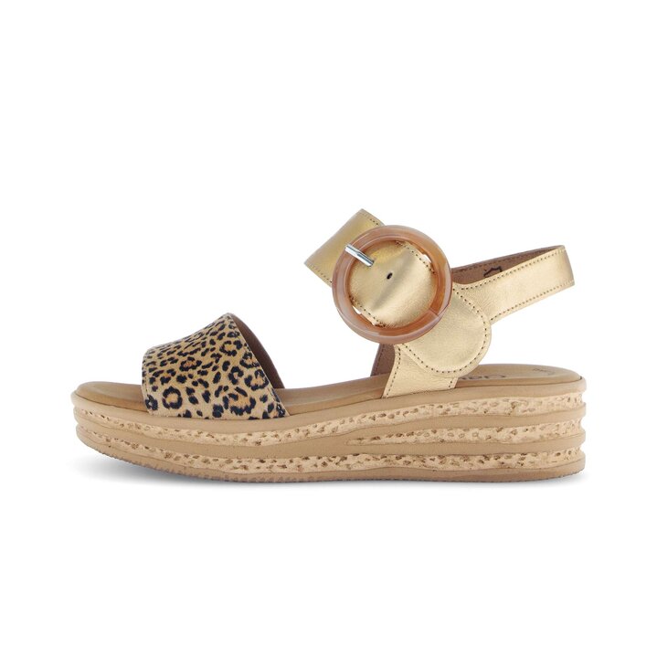 Platåsandaler beige #0