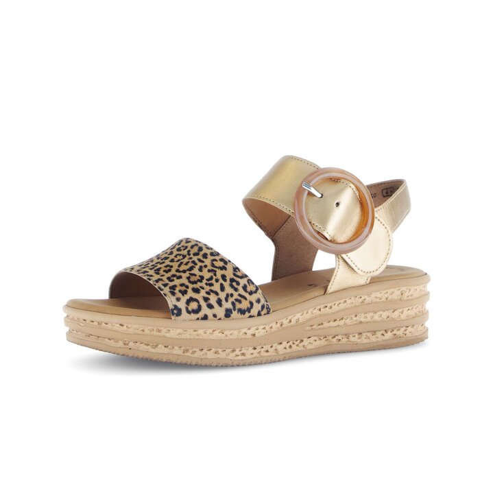 Platåsandaler beige #2