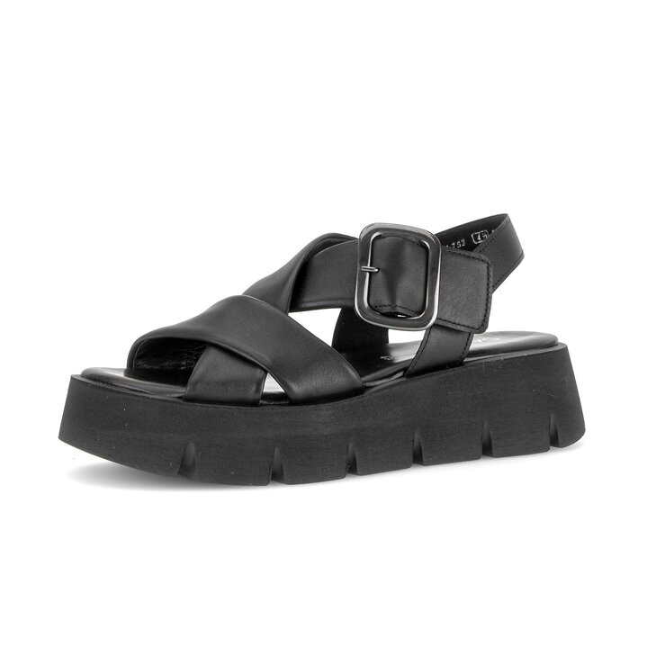 Plateau Sandale schwarz #2