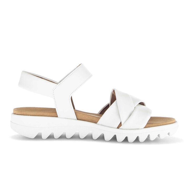 Riemchensandale weiß #1