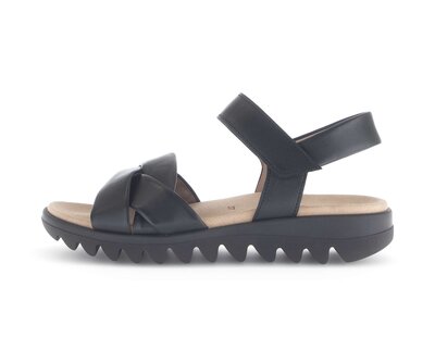 Sandalo con cinturino nero