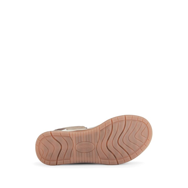 Sandale à plateforme or #4