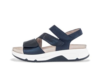 Sandale à plateforme bleu