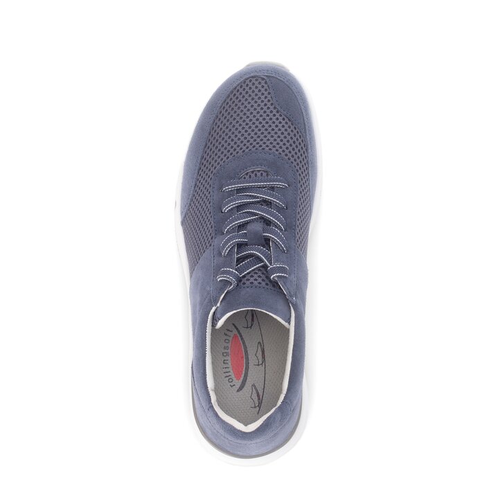 Sneakers basse blu #5