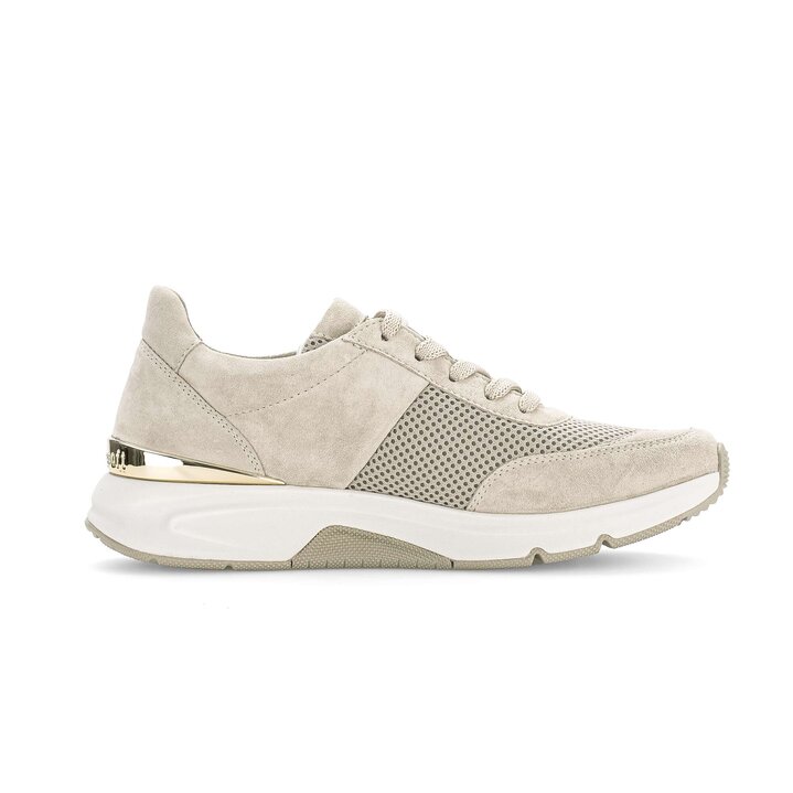 Sneakers basse beige #1