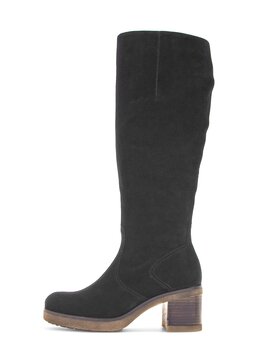 Stivali con plateau nero