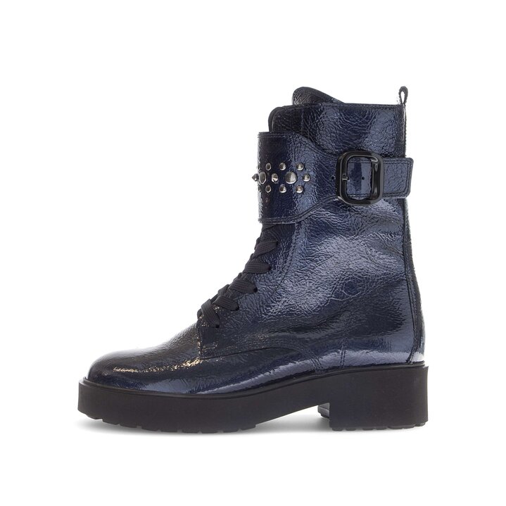 Schnürstiefelette blau #0