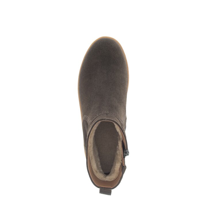 Sportliche Stiefelette grün #5