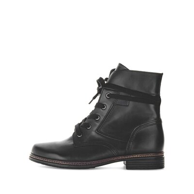 Schnürstiefelette schwarz