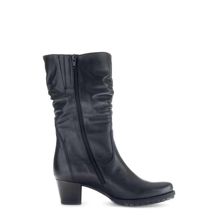 Elegante Stiefelette schwarz #1