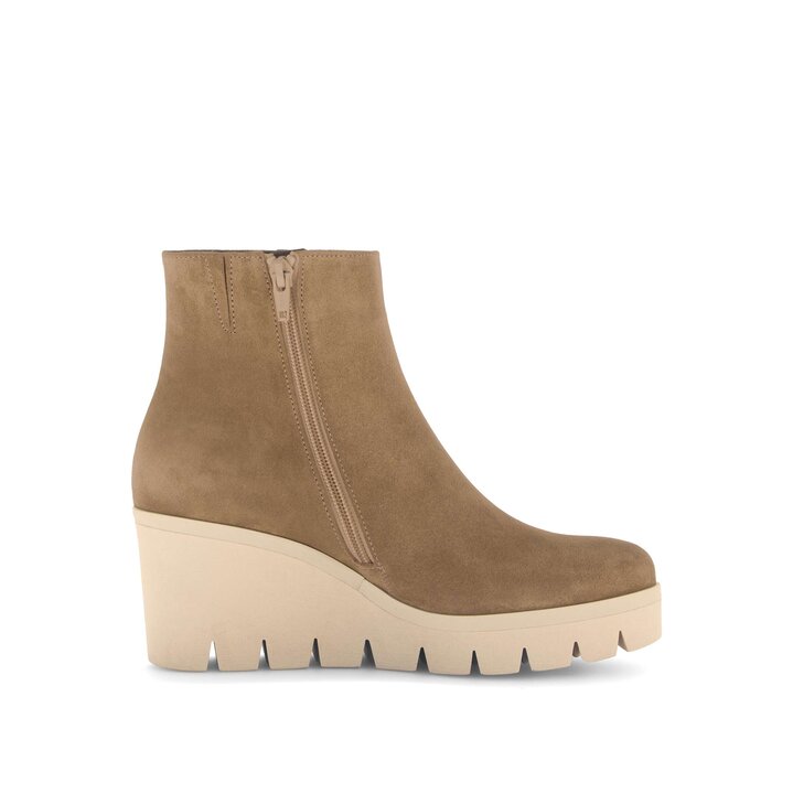Bottine plateau marron #1