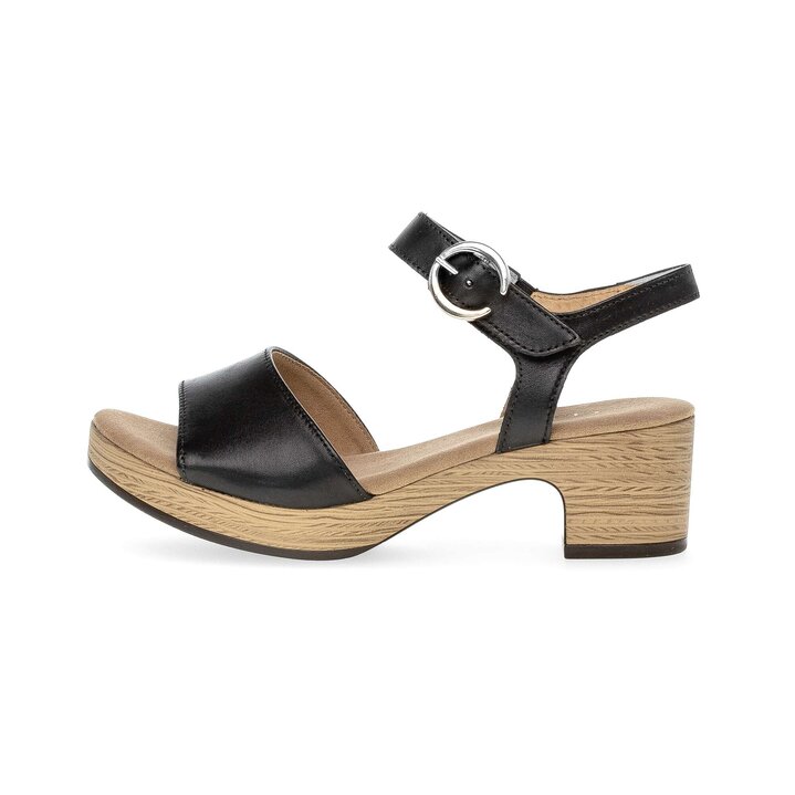 Plateau Sandale schwarz #0