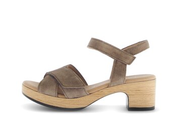 Plateau Sandale braun