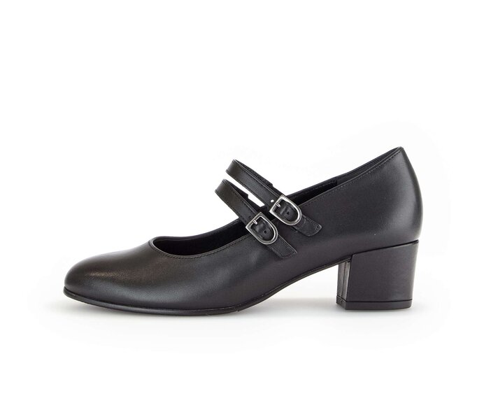 Spangenpumps schwarz #0