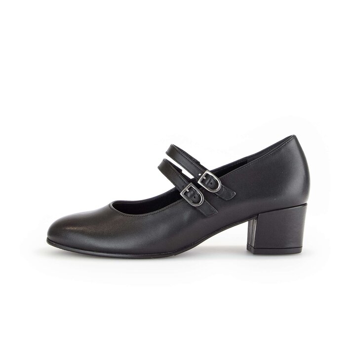 Spangenpumps schwarz #0