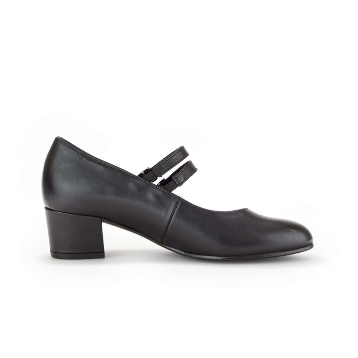 Spangenpumps schwarz #1