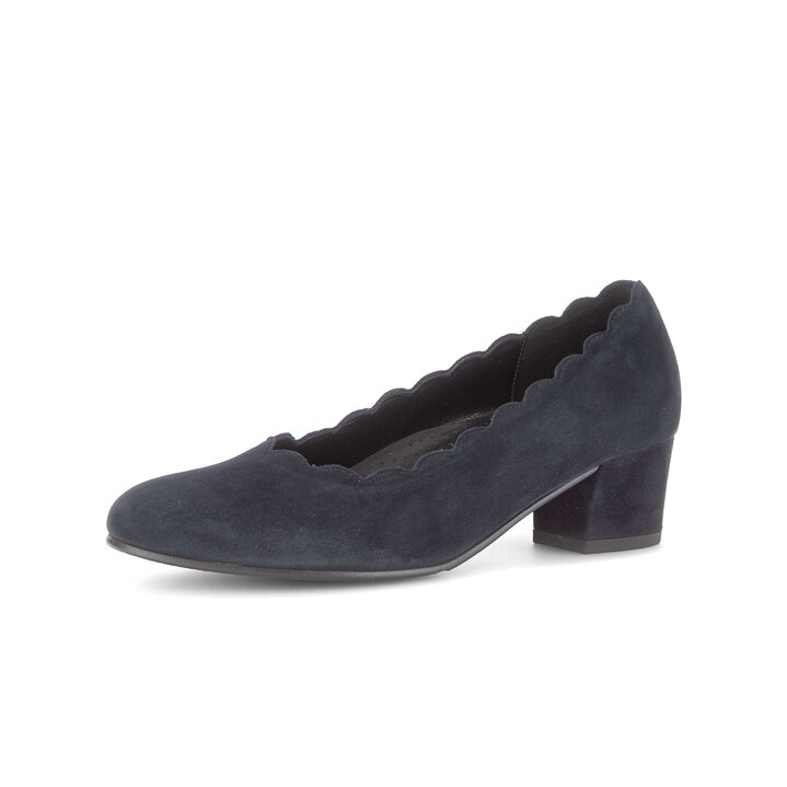 Eleganter Pump blau #2