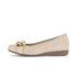 Sportiga ballerinor beige