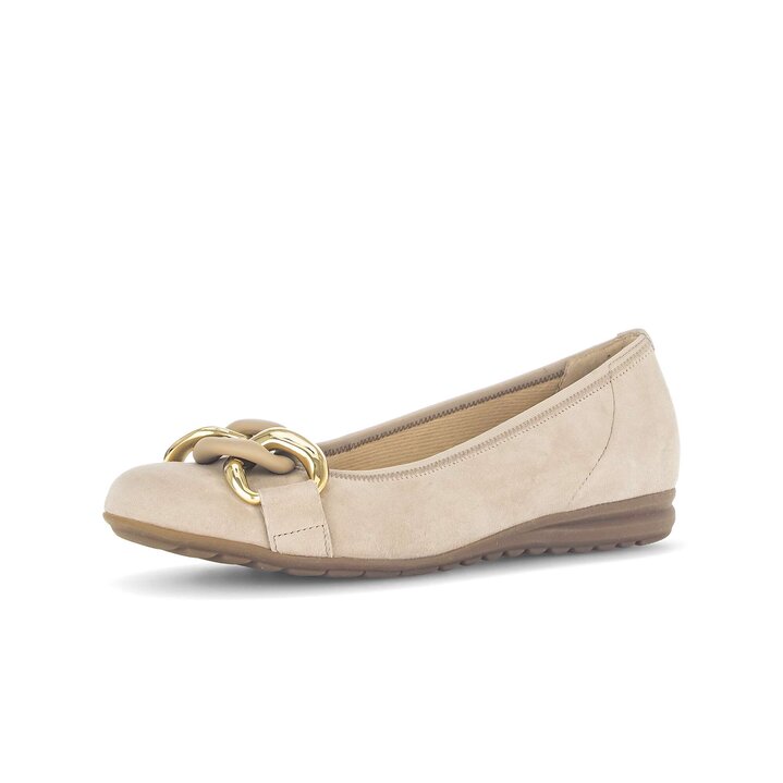 Sportliche Ballerina beige #2