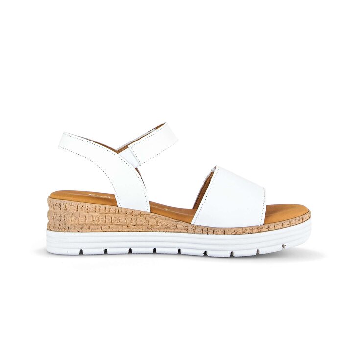 Platåsandaler vit #1