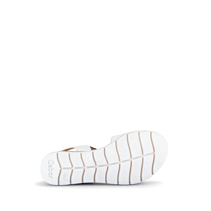 Platåsandaler vit #4
