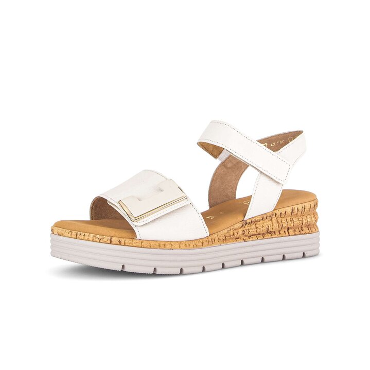 Sandale à plateforme crème #2