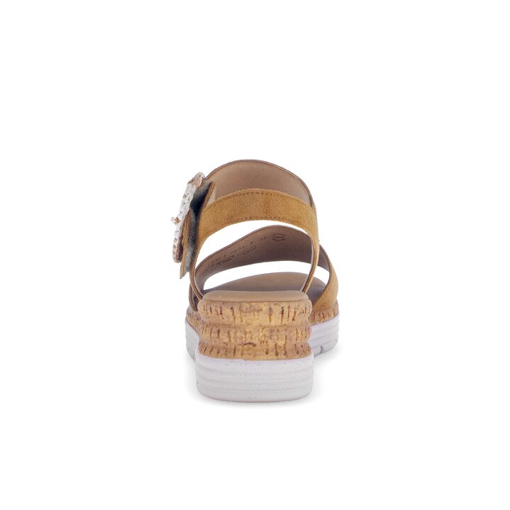 Sandale à plateforme marron #3