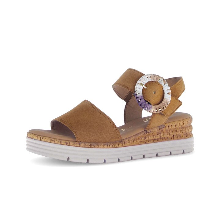 Sandale à plateforme marron #2