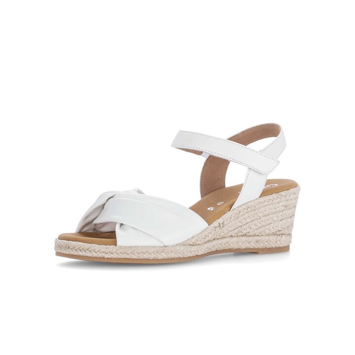 Sandalo con zeppa bianco #2