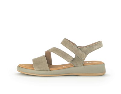 Sandalo con cinturino verde