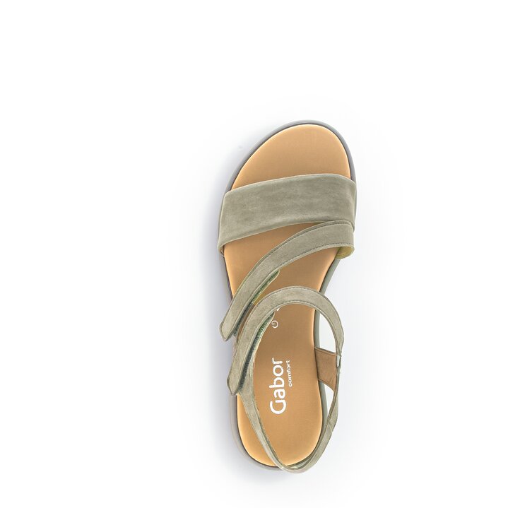 Sandale à bride vert #5